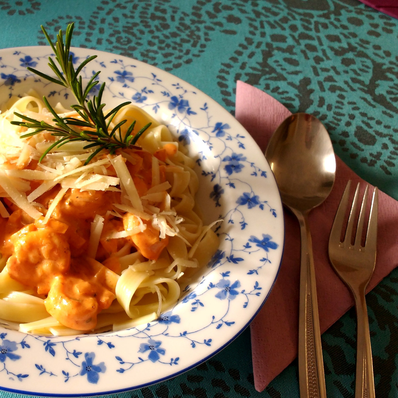Pasta with Shrimps